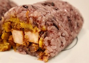 今日份早餐，超級簡單咸蛋黃肉松粢飯團(tuán)